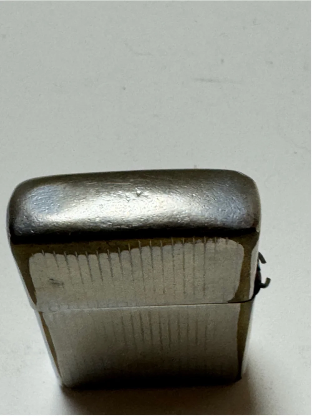 1950-1957 Zippo Lighter Silver Striped - Patent 2517191